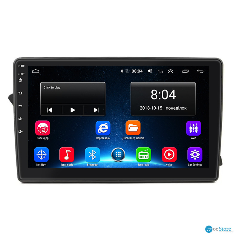 Штатная магнитола Lesko для Audi RS 4 III (B8) 2012-2015 экран 9" 2/32Gb Wi-Fi GPS Base