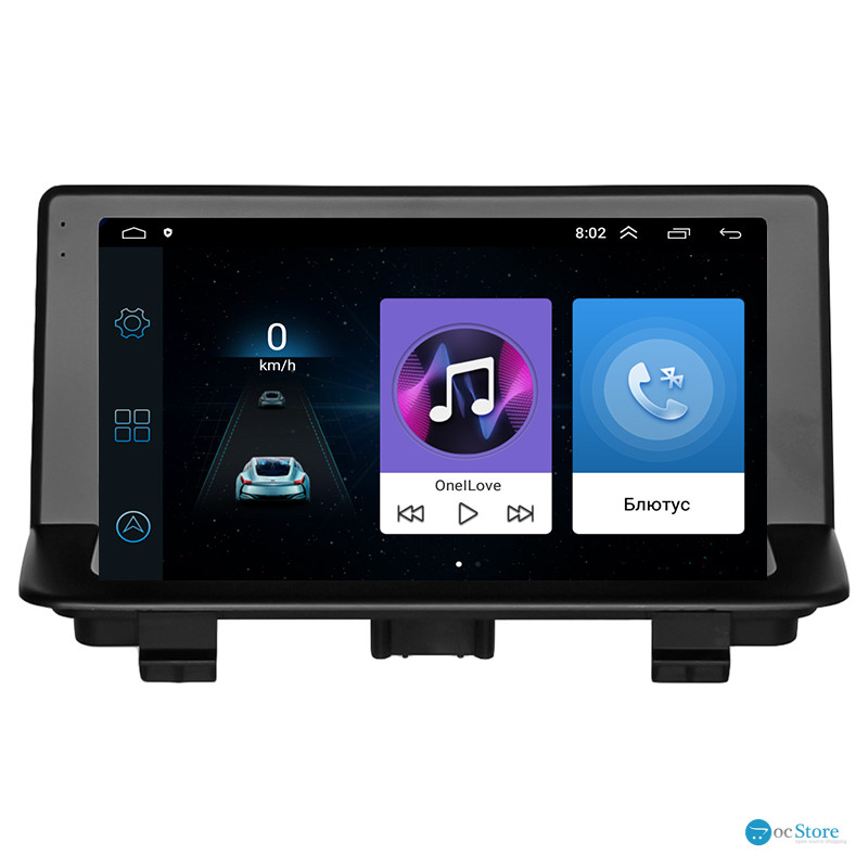 Штатная магнитола Lesko для Audi RS Q3 I (8U) Рестайлинг 2015-2018 экран 9" 1/16Gb Wi-Fi GPS Base