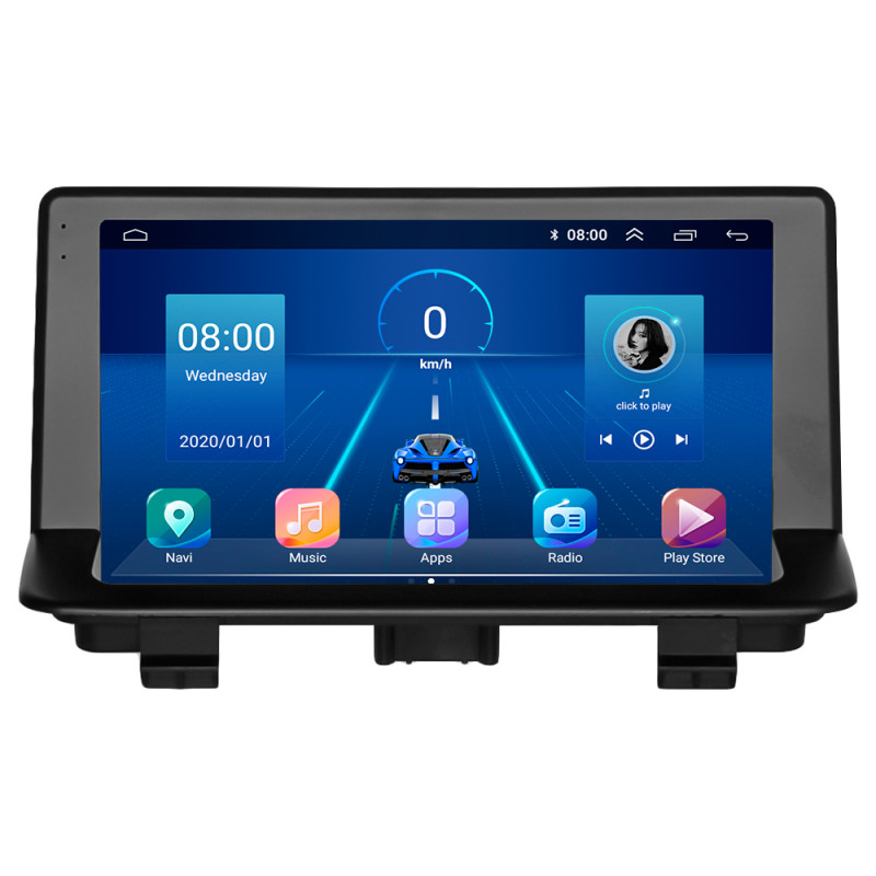 Штатная магнитола Lesko для Audi RS Q3 I (8U) Рестайлинг 2015-2018 экран 9" 4/64Gb 4G Wi-Fi GPS Top