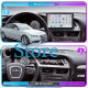 Штатная магнитола Lesko для Audi S4 IV (B8) 2008-2011 экран 9" 4/64 QLED CarPlay 4G Wi-Fi GPS 360 Prime