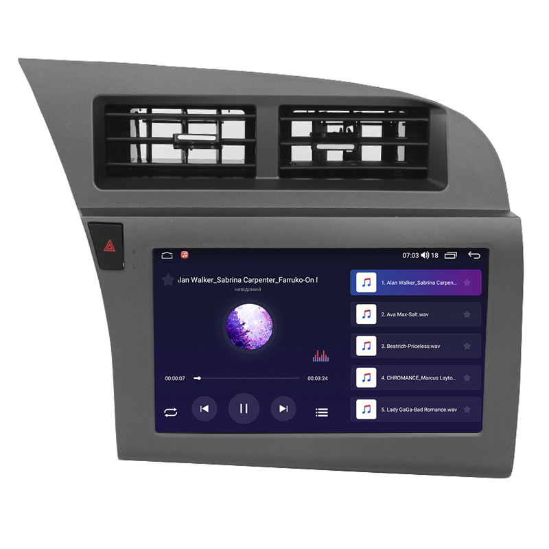 Штатная магнитола Lesko для Audi S6 III (C6) 2006-2008 экран 9" 2/32Gb Wi-Fi GPS Base