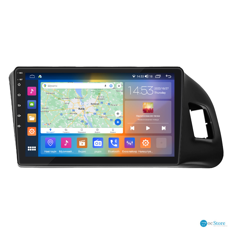 Штатная магнитола Lesko для Audi SQ5 I (8R) 2013-2017 экран 9" 2/32Gb CarPlay 4G Wi-Fi GPS Prime