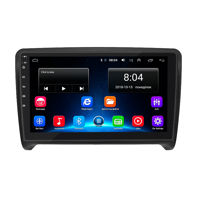 Штатная магнитола Lesko для Audi TT II (8J) 2006-2010 экран 9" 2/32Gb Wi-Fi GPS Base