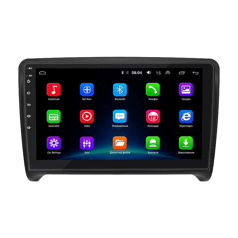 Штатная магнитола Lesko для Audi TT II (8J) 2006-2010 экран 9" 2/32Gb Wi-Fi GPS Base