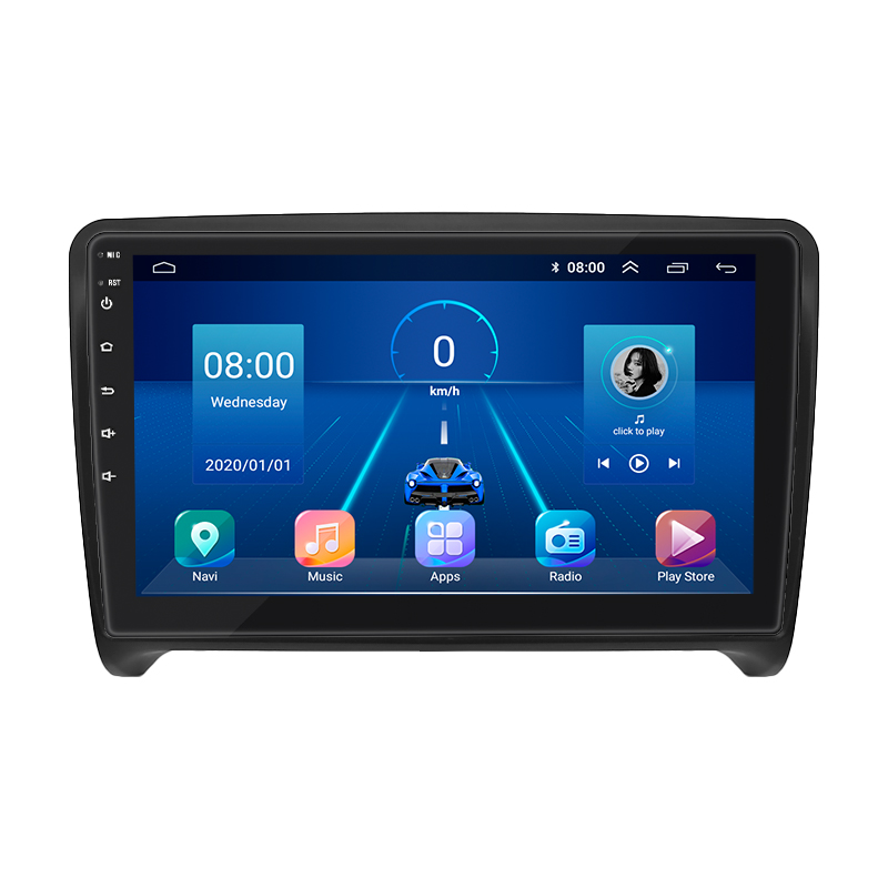 Штатная магнитола Lesko для Audi TT II (8J) 2006-2010 экран 9" 2/32Gb 4G Wi-Fi GPS Top