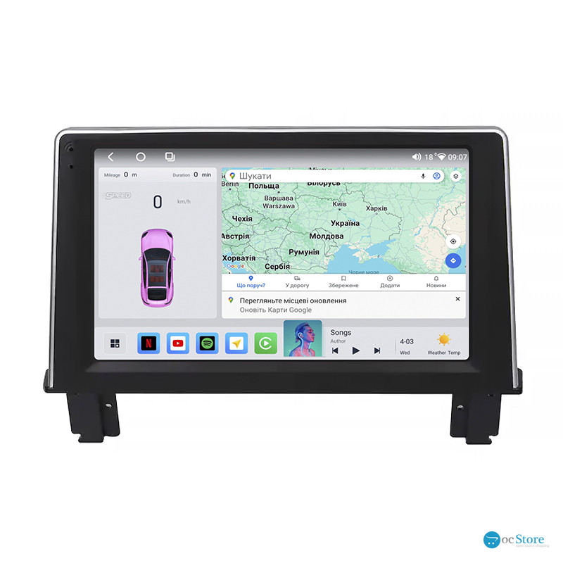 Штатная магнитола Lesko для BMW 1 серии II (F20/F21) 2011-2015 экран 9" 4/64 QLED CarPlay 4G Wi-Fi GPS 360 Prime