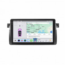Штатная магнитола Lesko для BMW 3 серии IV (E46) 1998-2003 экран 9" 4/64 QLED CarPlay 4G Wi-Fi GPS 360 Prime