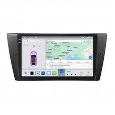 Штатная магнитола Lesko для BMW 3 серии V (E90/E91/E92/E93) 2005-2010 экран 9" 4/64 QLED CarPlay 4G Wi-Fi GPS 360 Prime