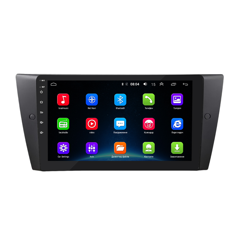 Штатная магнитола Lesko для BMW 3 серии V (E90/E91/E92/E93) Рестайлинг 2008-2013 экран 9" 2/32Gb Wi-Fi GPS Base