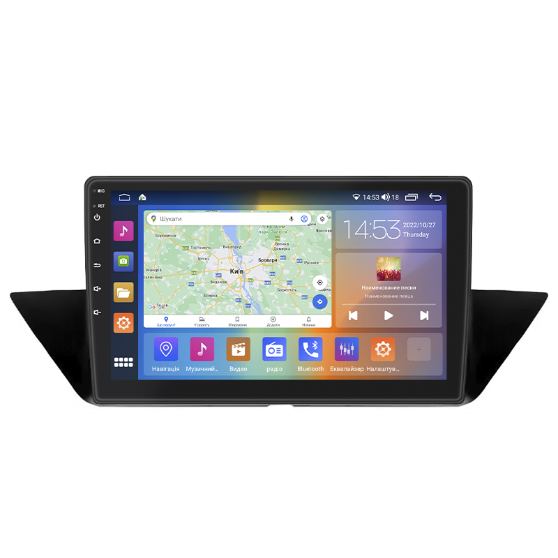 Штатная магнитола Lesko для BMW X1 I (E84) 2009-2012 экран 10" 4/64Gb CarPlay 4G Wi-Fi GPS Prime