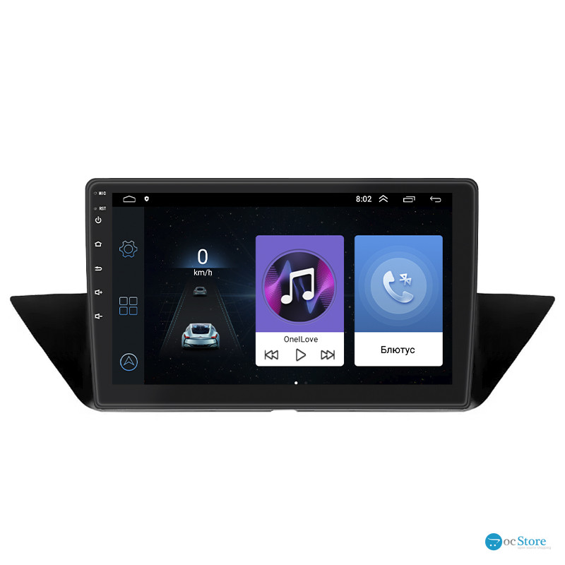 Штатная магнитола Lesko для BMW X1 I (E84) Рестайлинг 2012-2015 экран 10" 1/16Gb Wi-Fi GPS Base