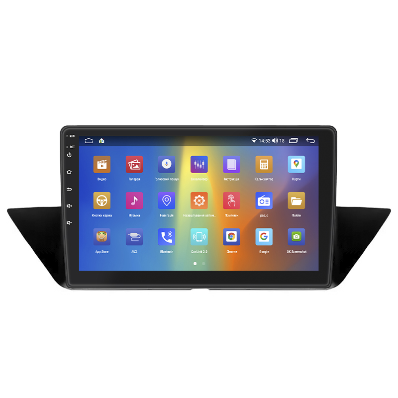 Штатная магнитола Lesko для BMW X1 I (E84) Рестайлинг 2012-2015 экран 10" 4/64Gb CarPlay 4G Wi-Fi GPS Prime