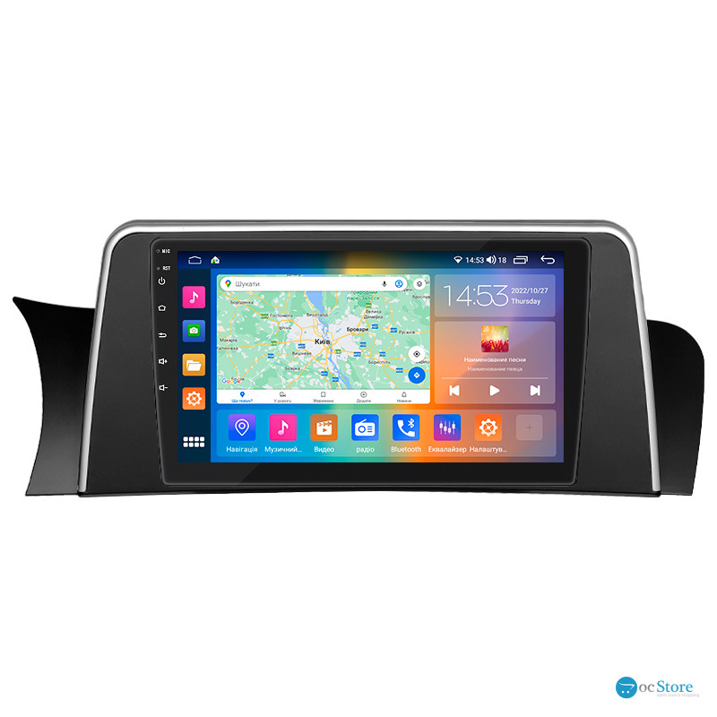 Штатная магнитола Lesko для BMW X3 II (F25) 2010-2014 экран 9" 2/32Gb CarPlay 4G Wi-Fi GPS Prime
