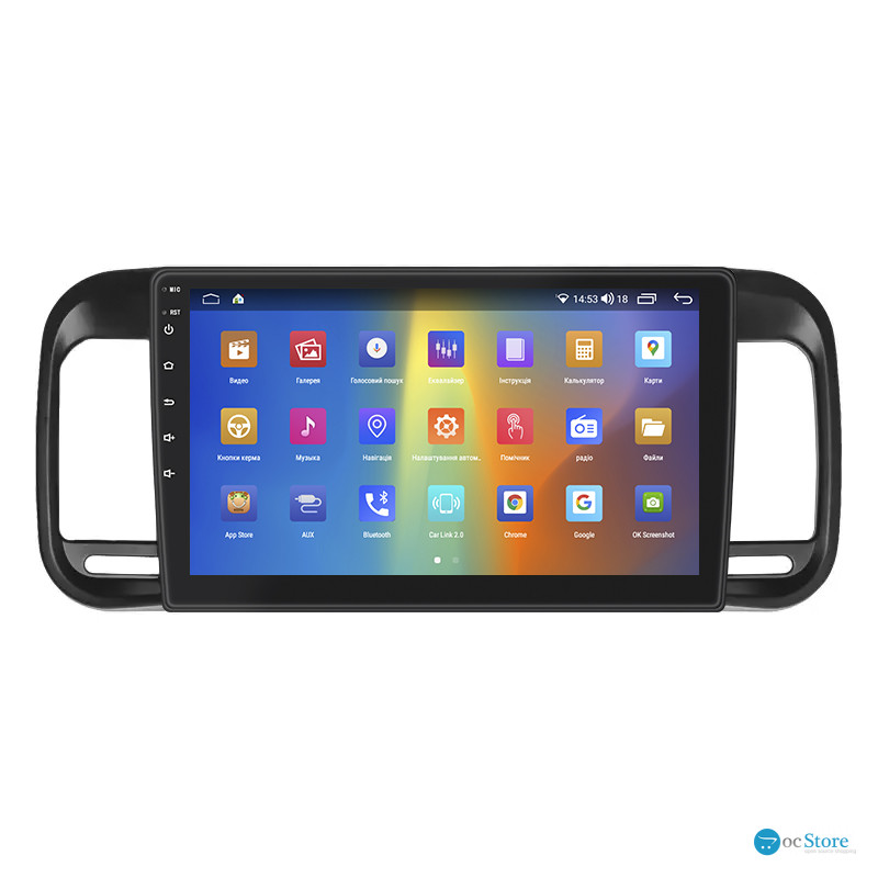 Штатная магнитола Lesko для Brilliance M2 (BS4) I 2006-2010 экран 9" 2/32Gb CarPlay 4G Wi-Fi GPS Prime