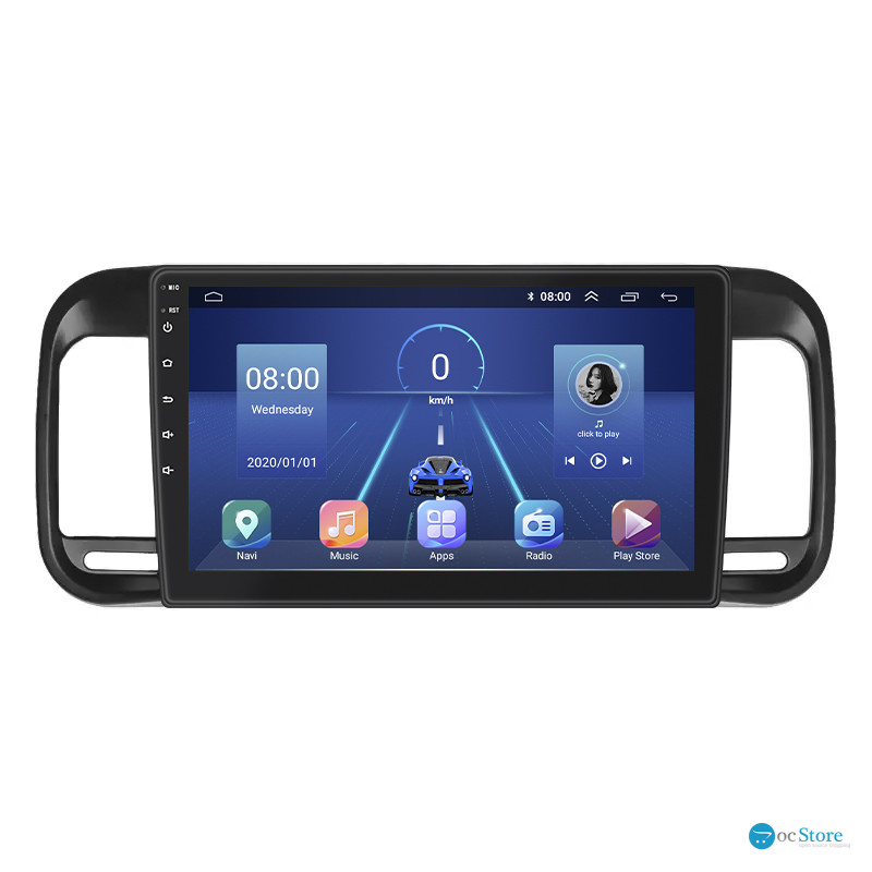 Штатная магнитола Lesko для Brilliance M2 (BS4) I 2006-2010 экран 9" 6/128Gb 4G Wi-Fi GPS Top