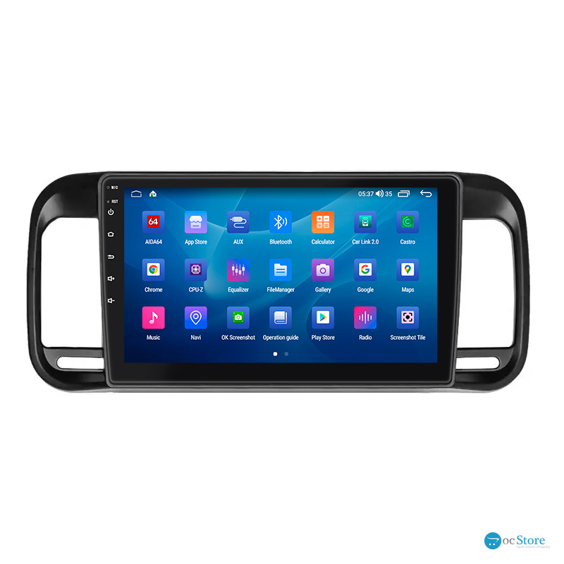 Штатная магнитола Lesko для Brilliance M2 (BS4) I Рестайлинг 2010-2012 экран 9" 2/32Gb CarPlay 4G Wi-Fi GPS Prime