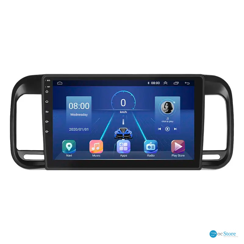 Штатная магнитола Lesko для Brilliance M2 (BS4) I Рестайлинг 2010-2012 экран 9" 4/64Gb 4G Wi-Fi GPS Top