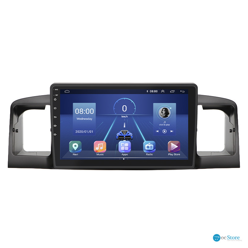 Штатная магнитола Lesko для BYD F3 I 2005-2013 экран 9" 6/128Gb 4G Wi-Fi GPS Top
