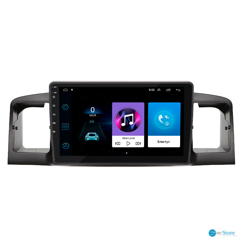 Штатная магнитола Lesko для BYD F3 II 2012-2018 экран 9" 1/16Gb Wi-Fi GPS Base