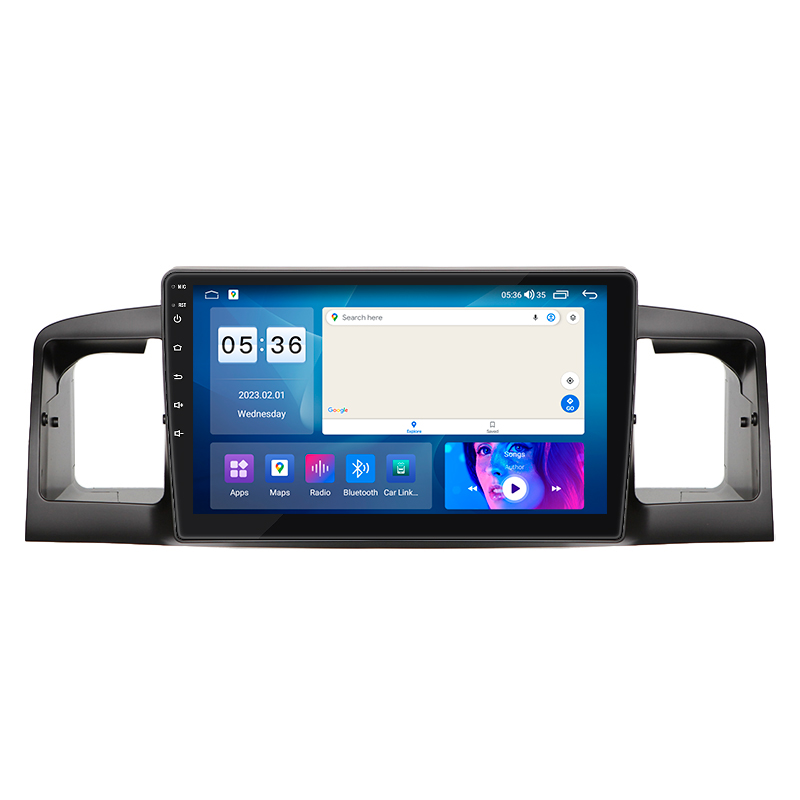 Штатная магнитола Lesko для BYD F3 II 2012-2018 экран 9" 4/64Gb CarPlay 4G Wi-Fi GPS Prime