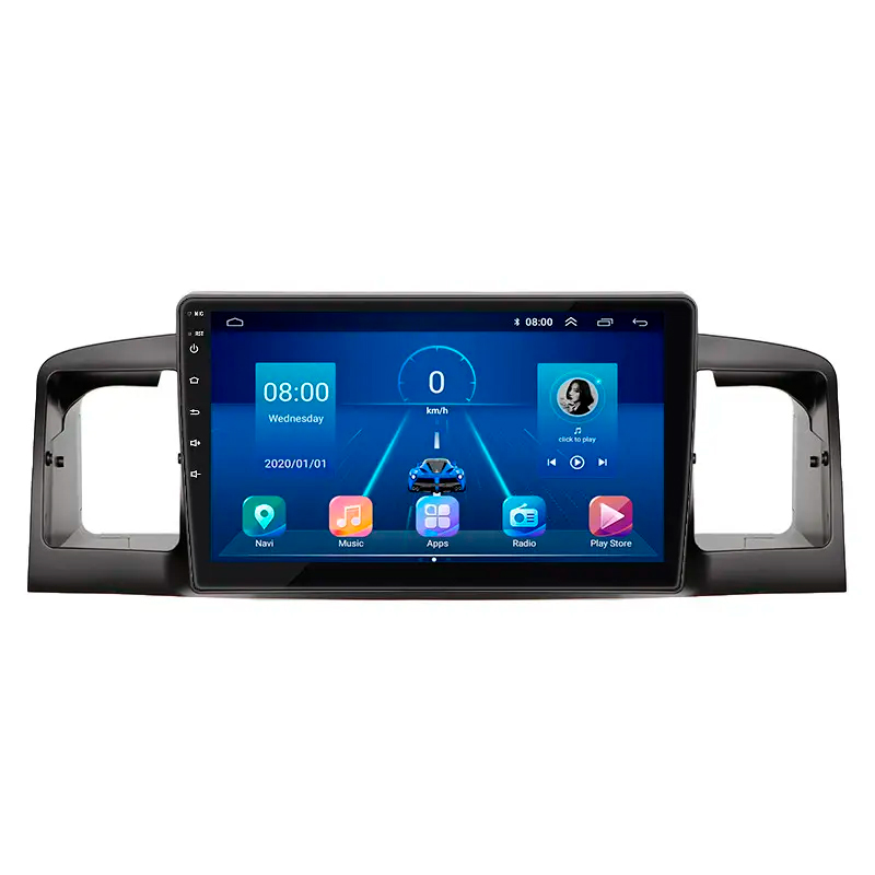 Штатная магнитола Lesko для BYD F3 II 2012-2018 экран 9" 6/128Gb 4G Wi-Fi GPS Top