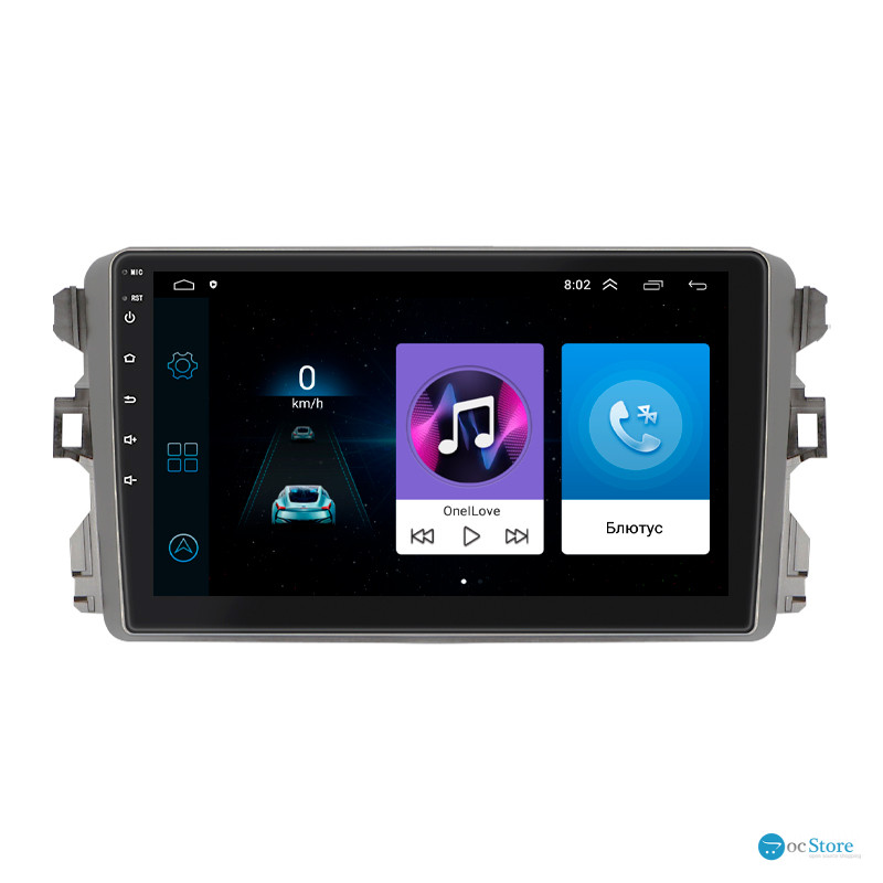Штатная магнитола Lesko для BYD G3  2009-2014 экран 9" 1/16Gb Wi-Fi GPS Base