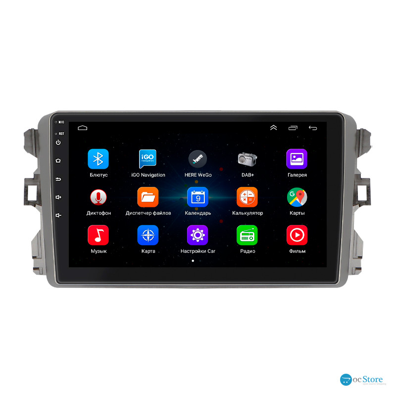 Штатная магнитола Lesko для BYD G3  2009-2014 экран 9" 1/16Gb Wi-Fi GPS Base