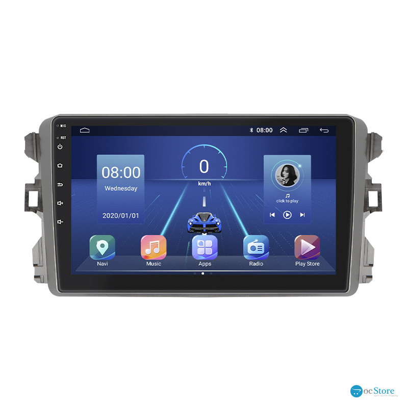 Штатная магнитола Lesko для BYD G3  2009-2014 экран 9" 2/32Gb Wi-Fi GPS Base
