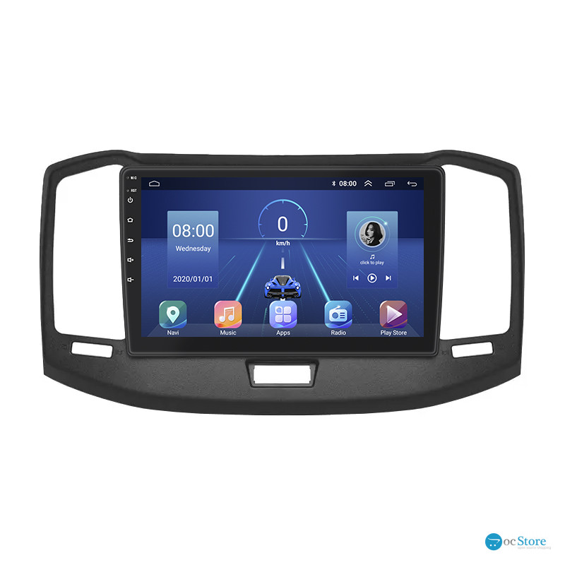 Штатная магнитола Lesko для Chery Bonus 3 (E3/A19)  2014-2017 экран 10" 2/32Gb Wi-Fi GPS Base