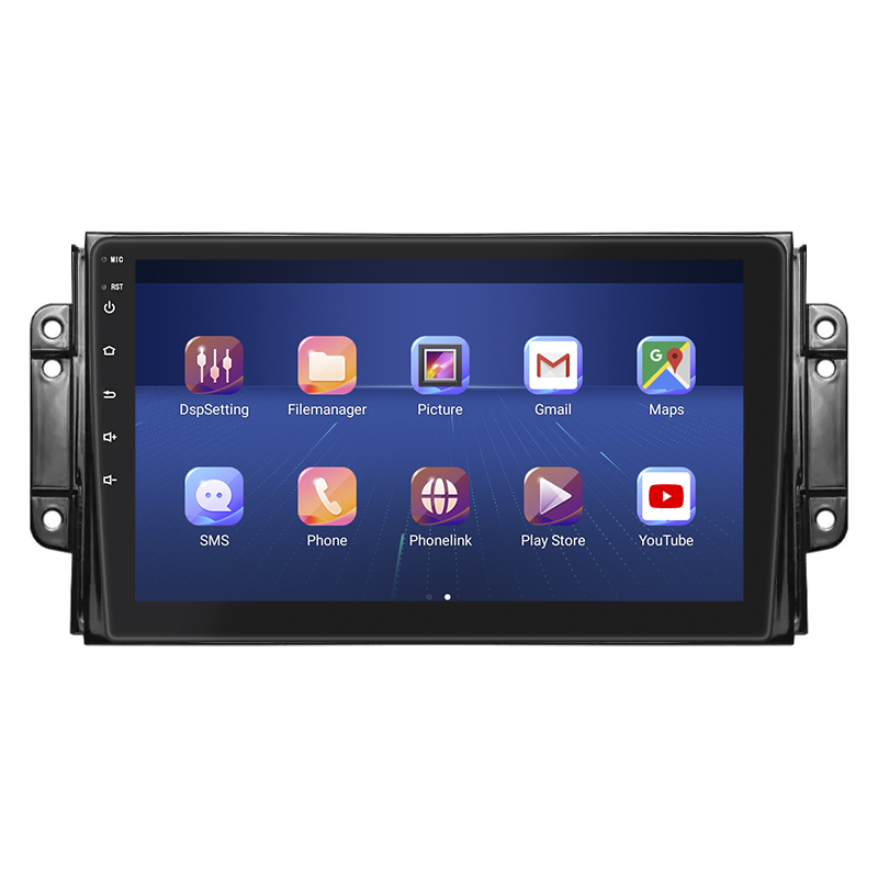 Штатная магнитола Lesko для Chery Tiggo 2 I 2016-2020 экран 9" 4/64Gb 4G Wi-Fi GPS Top