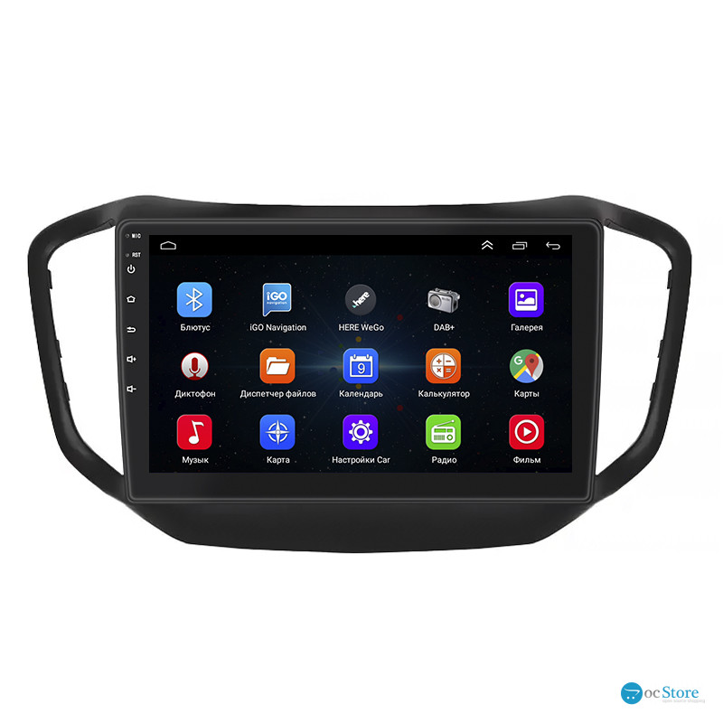 Штатная магнитола Lesko для Chery Tiggo 5 I 2014-2016 экран 10" 1/16Gb Wi-Fi GPS Base