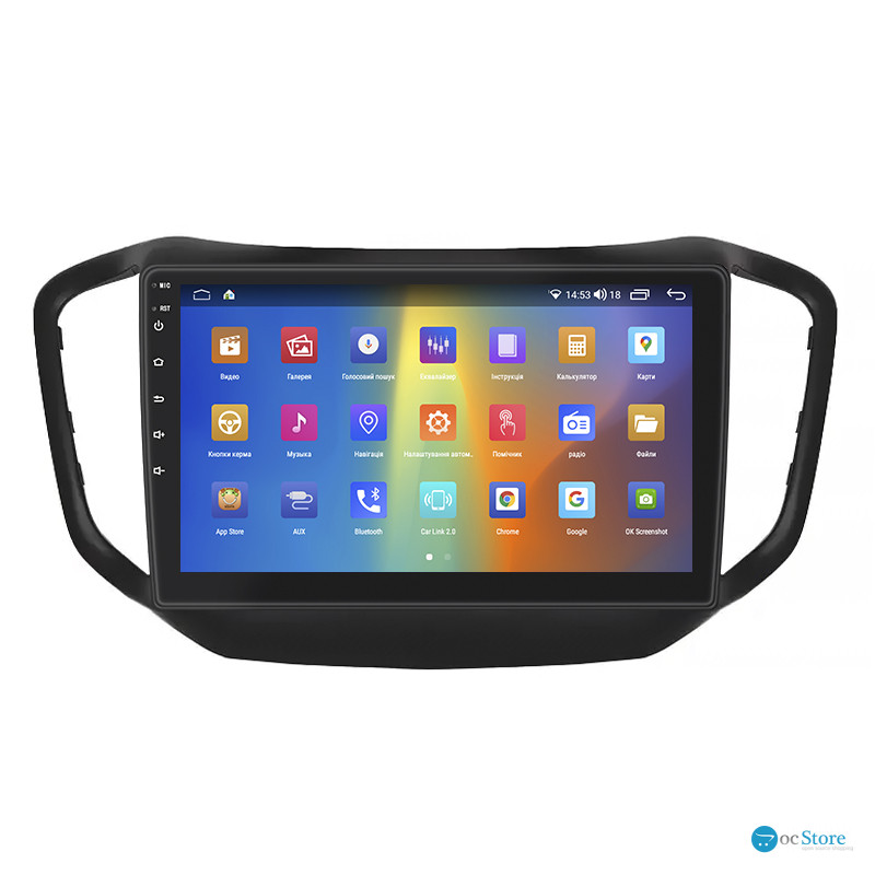 Штатная магнитола Lesko для Chery Tiggo 5 I 2014-2016 экран 10" 2/32Gb CarPlay 4G Wi-Fi GPS Prime