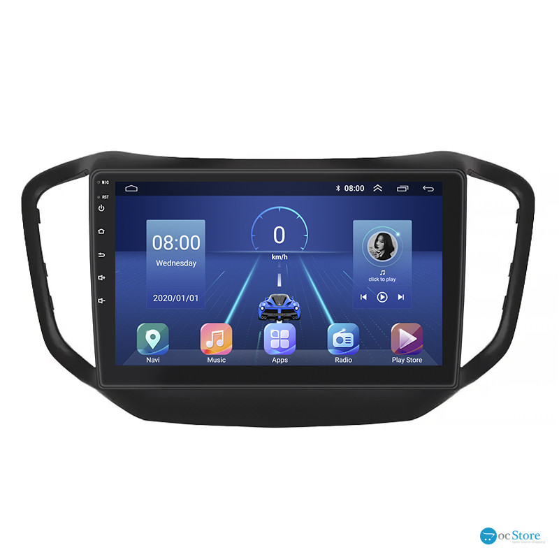 Штатная магнитола Lesko для Chery Tiggo 5 I 2014-2016 экран 10" 4/32Gb 4G Wi-Fi GPS Top