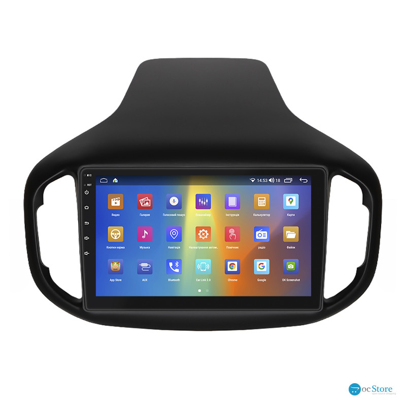 Штатная магнитола Lesko для Chery Tiggo 7 I 2016-2020 экран 10" 2/32Gb CarPlay 4G Wi-Fi GPS Prime