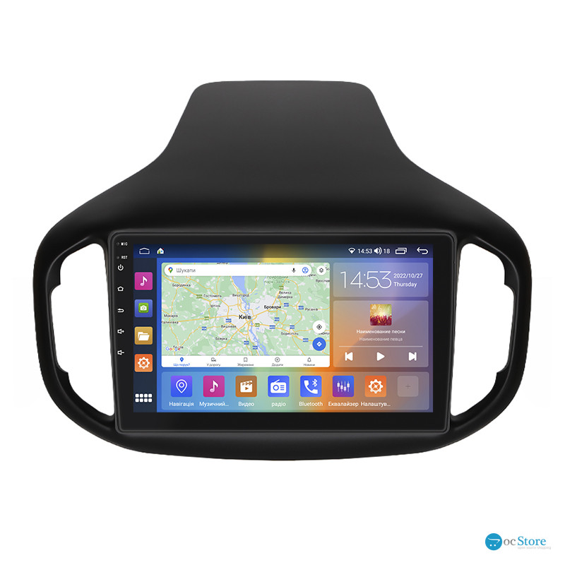 Штатная магнитола Lesko для Chery Tiggo 7 I 2016-2020 экран 10" 4/64Gb CarPlay 4G Wi-Fi GPS Prime