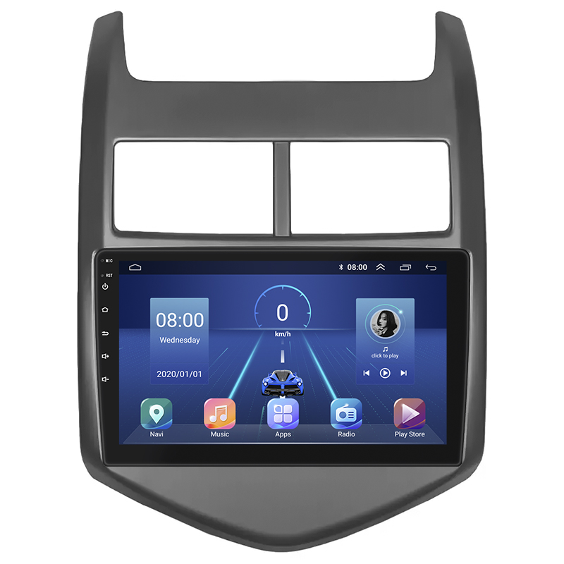 Штатная магнитола Lesko для Chevrolet Aveo II 2011-2020 экран 9" 2/32Gb 4G Wi-Fi GPS Top