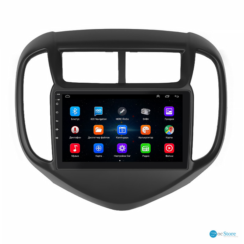Штатная магнитола Lesko для Chevrolet Aveo III 2016-н.в. экран 9" 1/16Gb Wi-Fi GPS Base