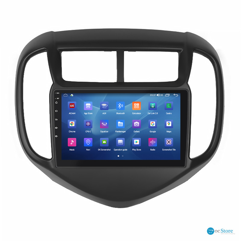 Штатная магнитола Lesko для Chevrolet Aveo III 2016-н.в. экран 9" 4/64Gb CarPlay 4G Wi-Fi GPS Prime