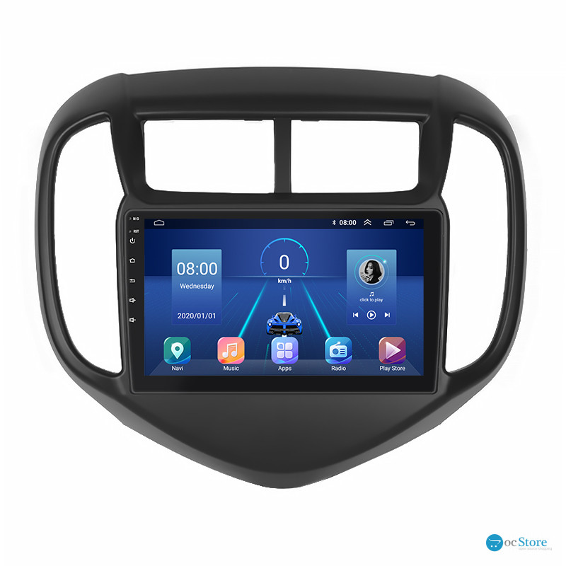 Штатная магнитола Lesko для Chevrolet Aveo III 2016-н.в. экран 9" 6/128Gb 4G Wi-Fi GPS Top