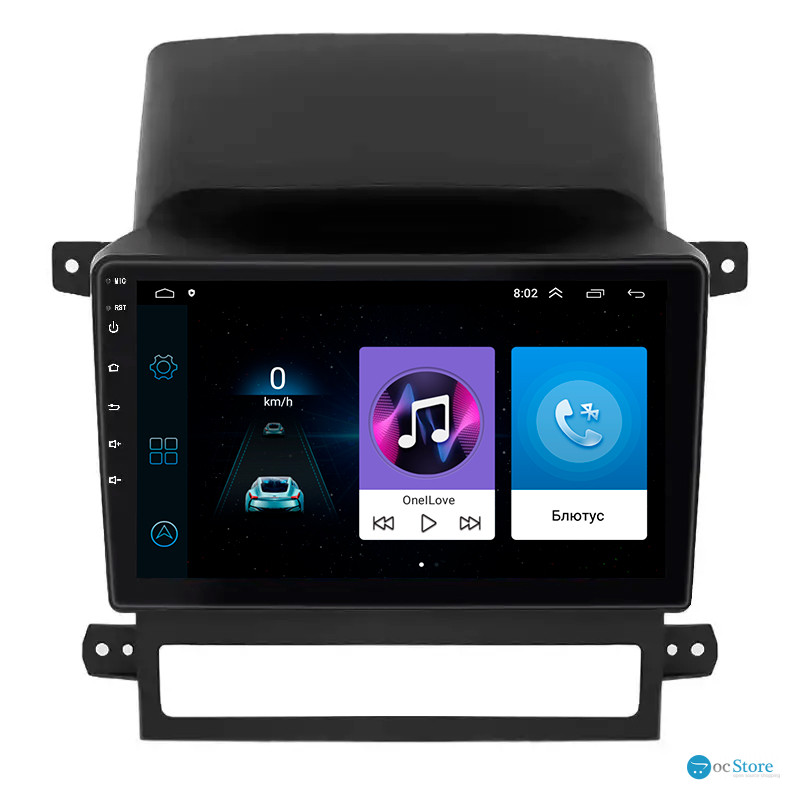Штатная магнитола Lesko для Chevrolet Captiva I 2006-2011 экран 9" 1/16Gb Wi-Fi GPS Base