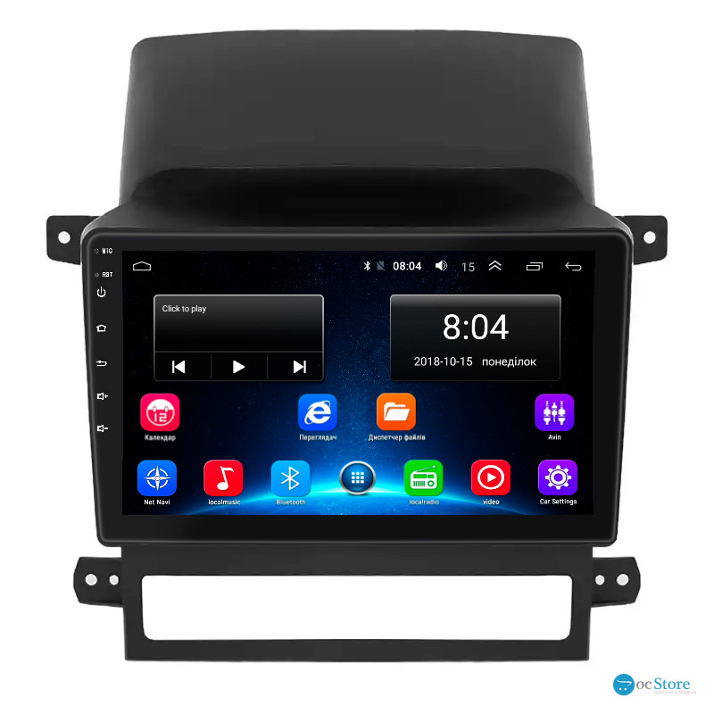 Штатная магнитола Lesko для Chevrolet Captiva I 2006-2011 экран 9" 2/32Gb Wi-Fi GPS Base