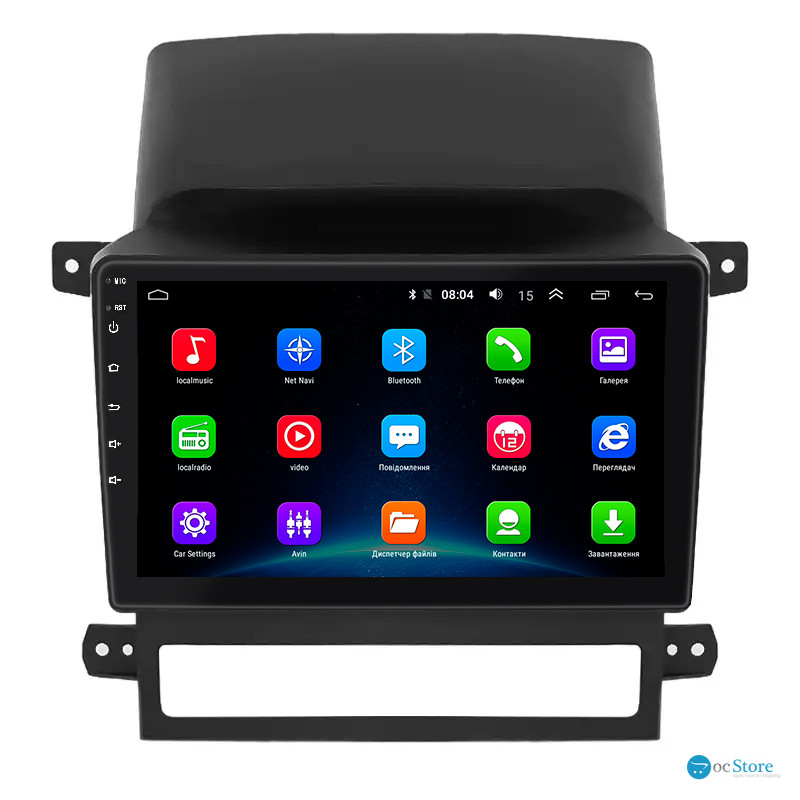 Штатная магнитола Lesko для Chevrolet Captiva I 2006-2011 экран 9" 2/32Gb Wi-Fi GPS Base