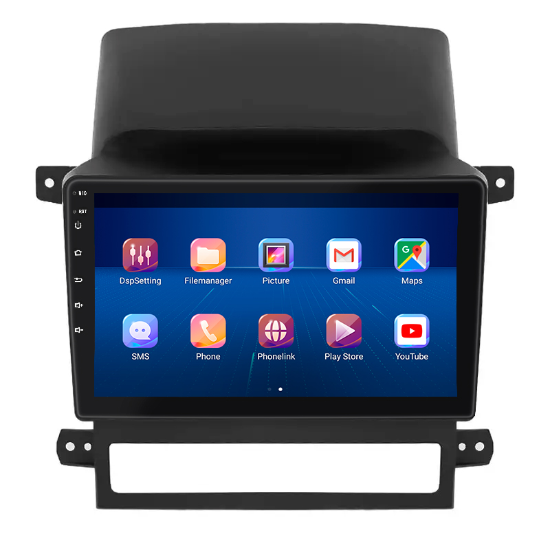 Штатная магнитола Lesko для Chevrolet Captiva I 2006-2011 экран 9" 6/128Gb 4G Wi-Fi GPS Top