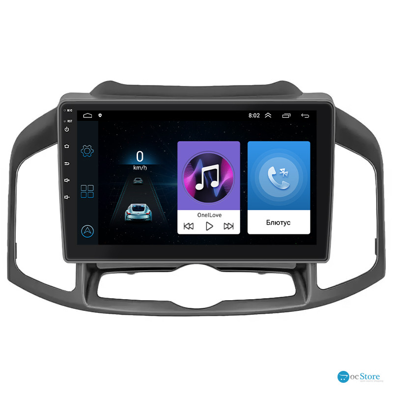 Штатная магнитола Lesko для Chevrolet Captiva I Рестайлинг 2 2013-2016 экран 10" 1/16Gb Wi-Fi GPS Base