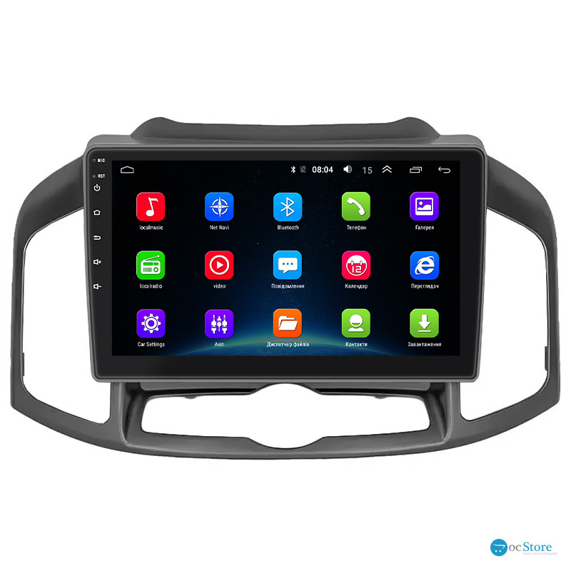 Штатная магнитола Lesko для Chevrolet Captiva I Рестайлинг 2 2013-2016 экран 10" 2/32Gb Wi-Fi GPS Base