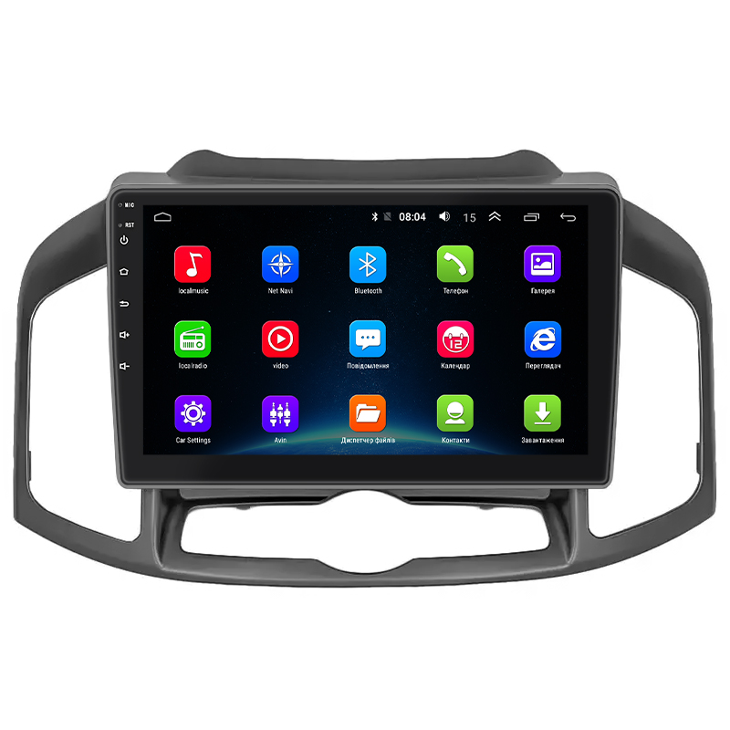 Штатная магнитола Lesko для Chevrolet Captiva I Рестайлинг 2 2013-2016 экран 10" 2/32Gb Wi-Fi GPS Base