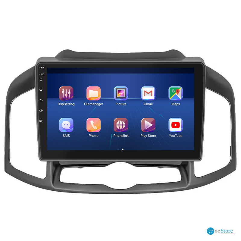 Штатная магнитола Lesko для Chevrolet Captiva I Рестайлинг 2 2013-2016 экран 10" 2/32Gb 4G Wi-Fi GPS Top