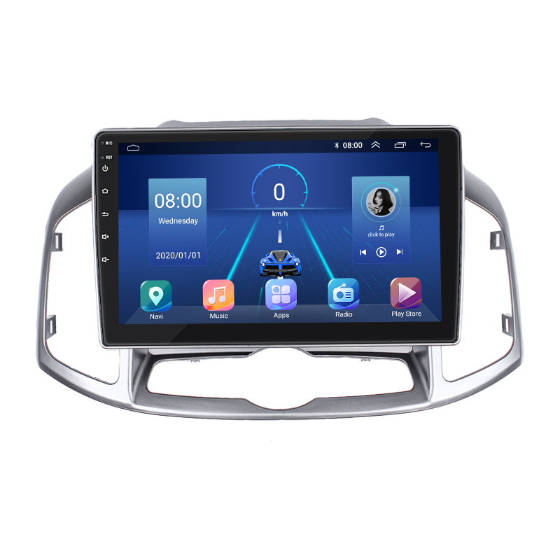 Штатная магнитола Lesko для Chevrolet Captiva I Рестайлинг 2011-2013 экран 10" 4/64Gb 4G Wi-Fi GPS Top