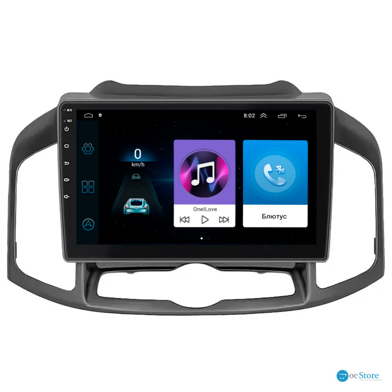 Штатная магнитола Lesko для Chevrolet Captiva I Рестайлинг 3 2015-2018 экран 10" 1/16Gb Wi-Fi GPS Base