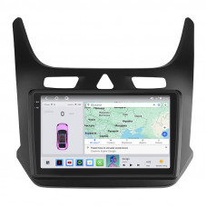 Штатная магнитола Lesko для Chevrolet Cobalt II Рестайлинг 2020-н.в. экран 9" 4/64 QLED CarPlay 4G Wi-Fi GPS 360 Prime